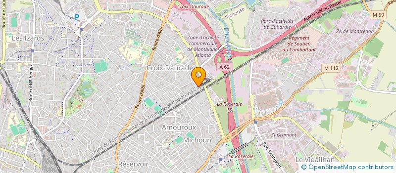 localisation de l'entreprise STUDIO OMEGA à TOULOUSE