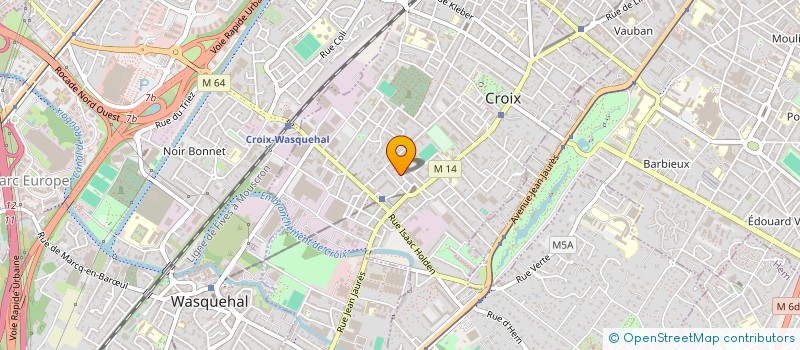 localisation de l'entreprise STUDIO OPHELIE  CROIX