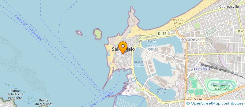localisation de l'entreprise STUDIO ORIA à SAINT-MALO