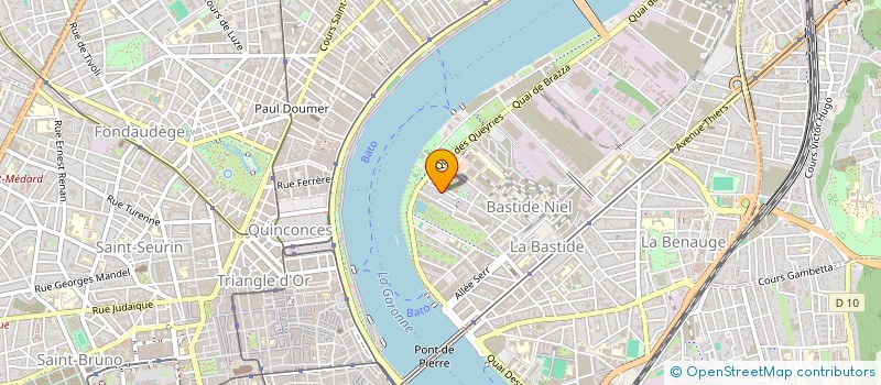 localisation de l'entreprise STUDIO OUAM à BORDEAUX