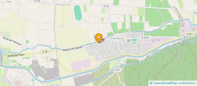 localisation de l'entreprise STUDIO OUCHKA  CHARLEVAL