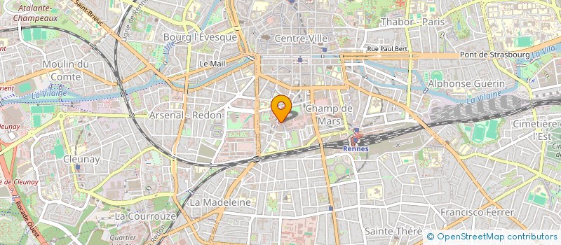 localisation de l'entreprise STUDIO OUEST à RENNES
