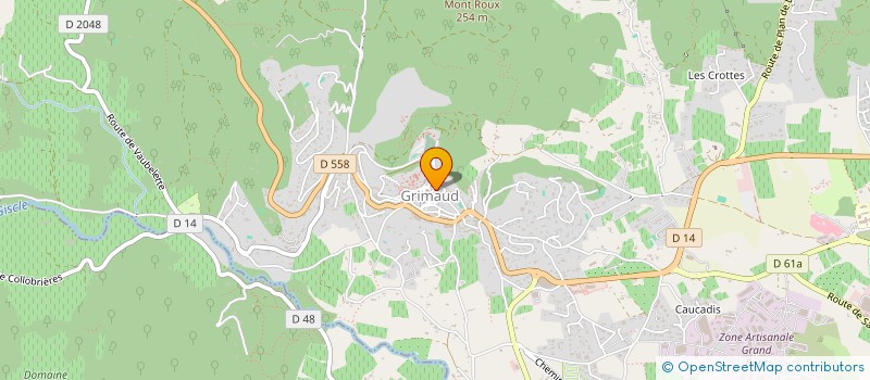 localisation de l'entreprise STUDIO PAON à GRIMAUD