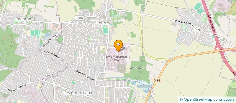 localisation de l'entreprise STUDIO PARALLAX à COURTRY
