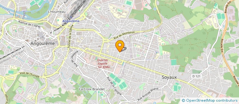 localisation de l'entreprise STUDIO PARALLAXE à ANGOULEME