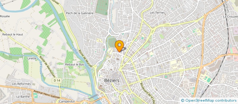 localisation de l'entreprise STUDIO PATOUILLE  BEZIERS
