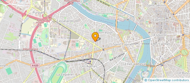 localisation de l'entreprise STUDIO PATTE D'OIE à TOULOUSE
