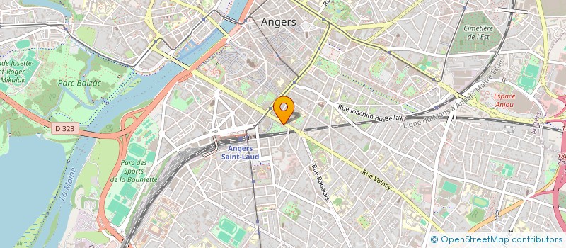 localisation de l'entreprise STUDIO PAVIMAR à ANGERS