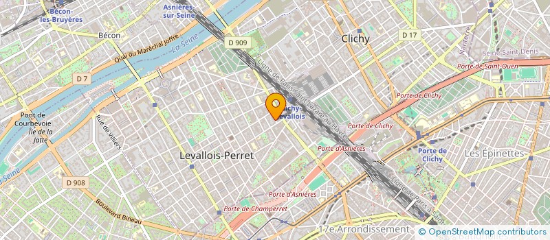 localisation de l'entreprise STUDIO PEARL à LEVALLOIS-PERRET