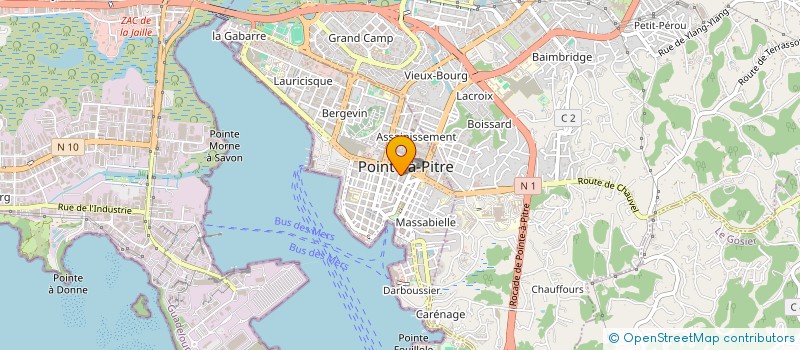 localisation de l'entreprise STUDIO PHOTOLUX à POINTE A PITRE