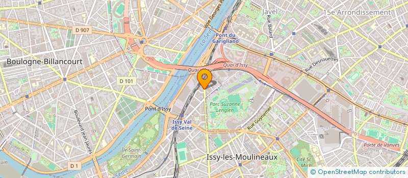 localisation de l'entreprise STUDIO PIERRE BALLIF à ISSY-LES-MOULINEAUX