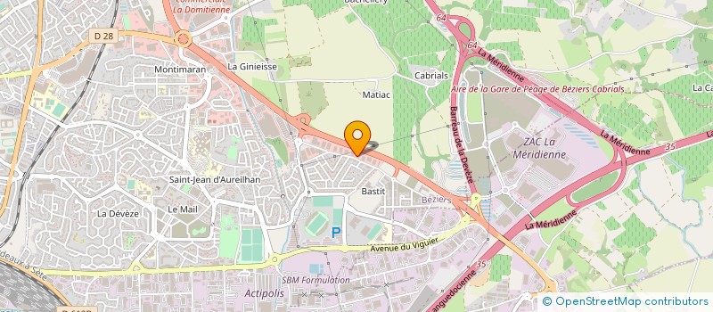 localisation de l'entreprise STUDIO PILATES BEZIERS  BEZIERS