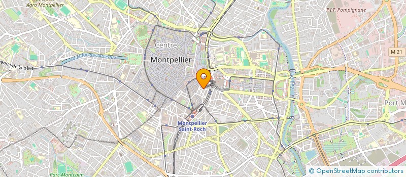 localisation de l'entreprise STUDIO PILATES CANOURGUE à MONTPELLIER