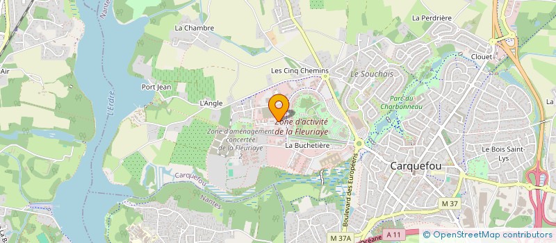 localisation de l'entreprise STUDIO PLUNE NANTES  CARQUEFOU