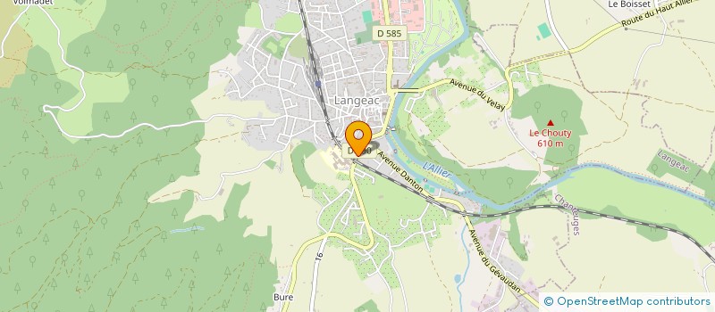 localisation de l'entreprise STUDIO POLYMORPHE  LANGEAC