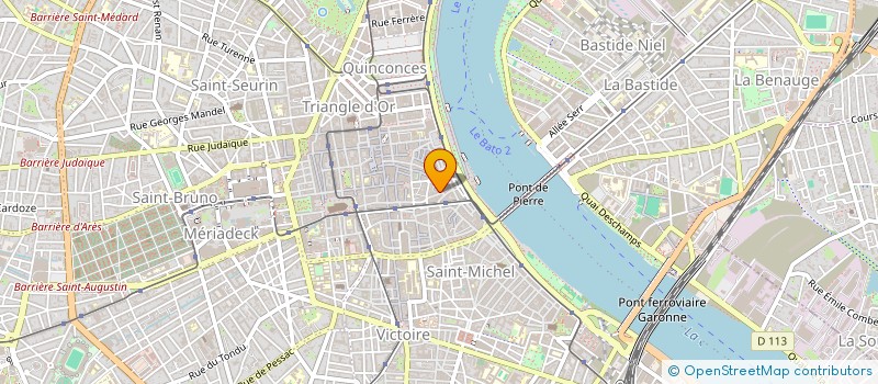 localisation de l'entreprise STUDIO POPI  BORDEAUX