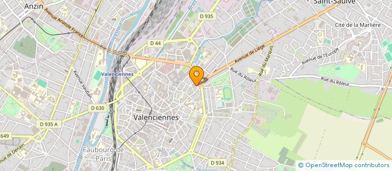 localisation de l'entreprise STUDIO POTERNE  VALENCIENNES