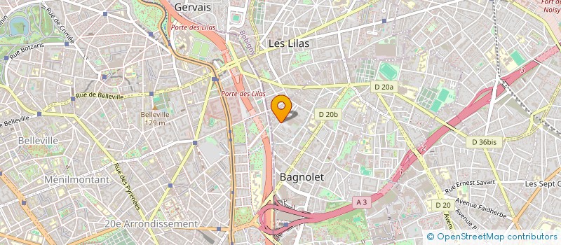 localisation de l'entreprise STUDIO POURQUOI PAS à BAGNOLET