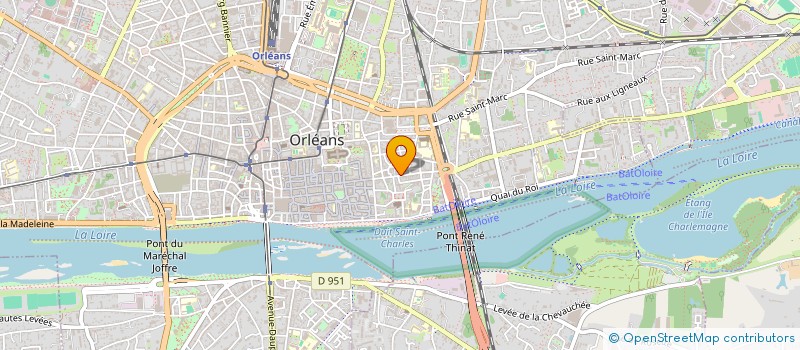 localisation de l'entreprise STUDIO POUSSIN à ORLEANS