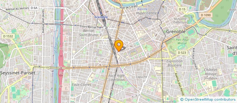 localisation de l'entreprise STUDIO POWER FIT  GRENOBLE