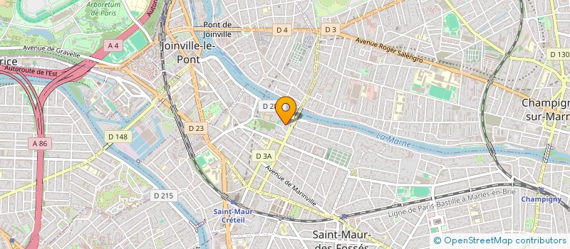 localisation de l'entreprise STUDIO PRETOLANI  SAINT-MAUR-DES-FOSSES