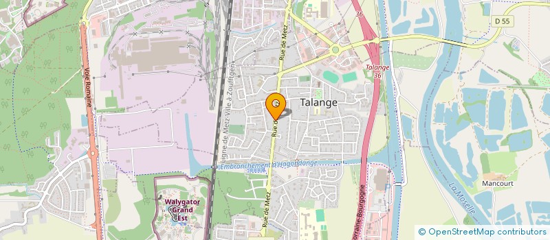 localisation de l'entreprise STUDIO PROD ASSOCIATION  TALANGE