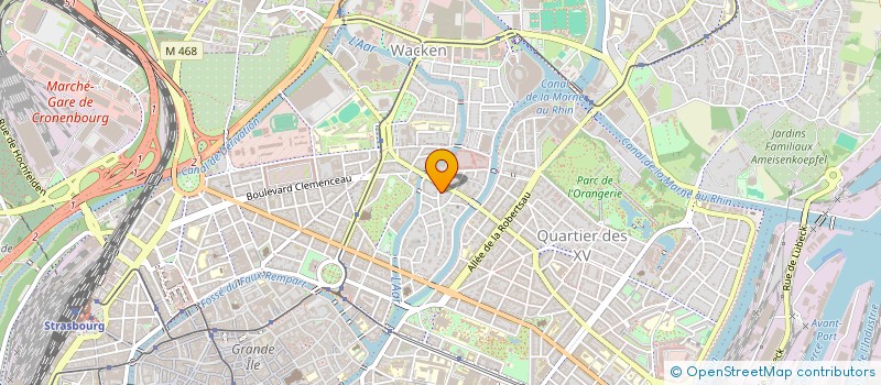 localisation de l'entreprise STUDIO RAFFUT à STRASBOURG
