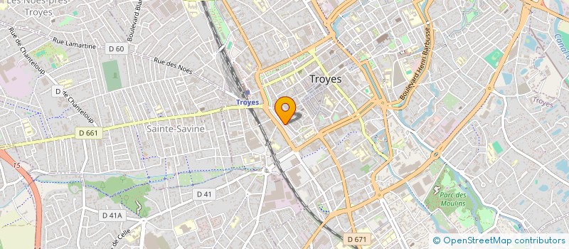 localisation de l'entreprise STUDIO RAGUENEAU à TROYES