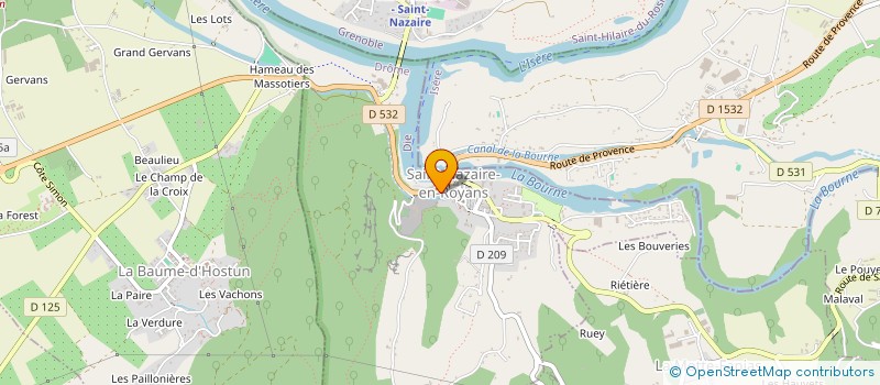 localisation de l'entreprise STUDIO RECRUTEMENT  SAINT-NAZAIRE-EN-ROYANS