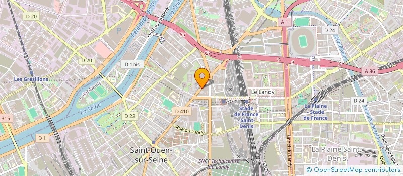 localisation de l'entreprise STUDIO RECTO VERSO  SAINT-DENIS