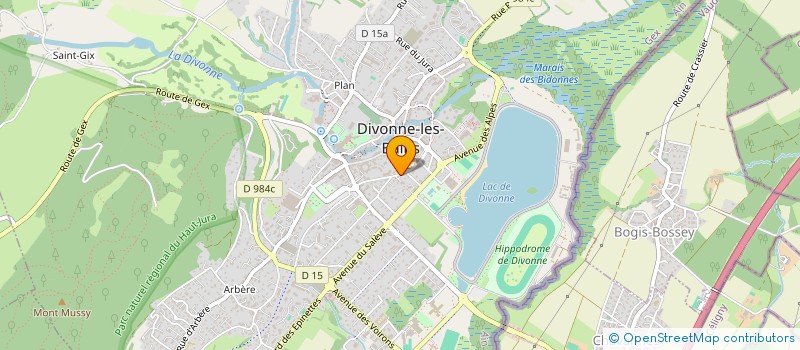 localisation de l'entreprise STUDIO REINHART à DIVONNE-LES-BAINS