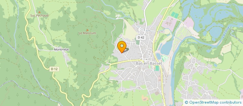 localisation de l'entreprise STUDIO RELIEF  BAS-EN-BASSET