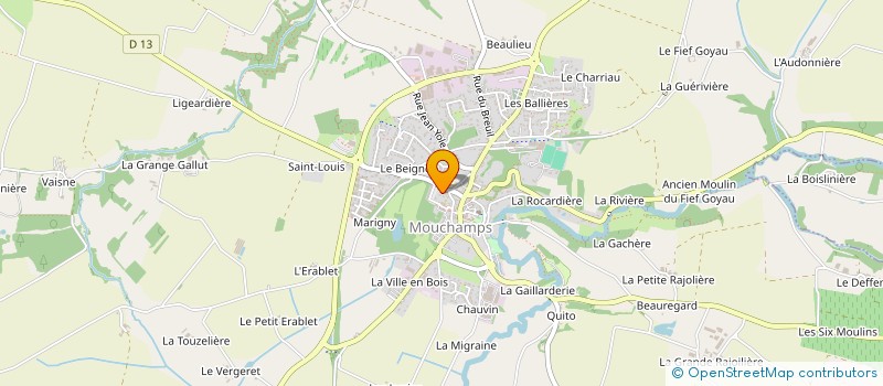 localisation de l'entreprise STUDIO RESPIRE  MOUCHAMPS