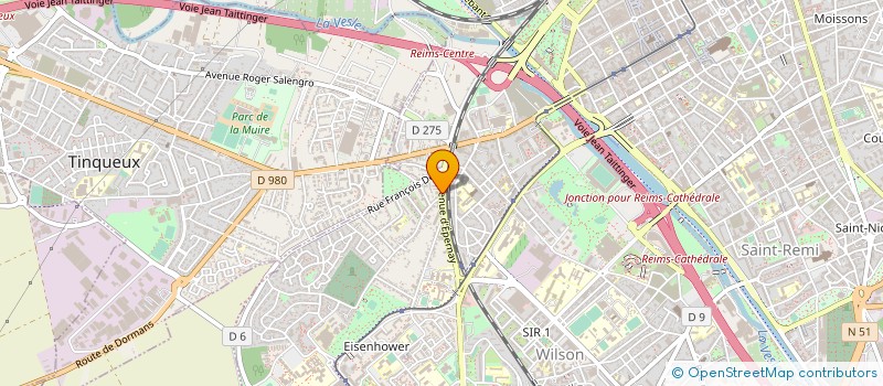 localisation de l'entreprise STUDIO RIDDLE  REIMS