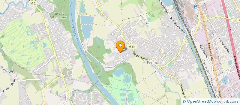 localisation de l'entreprise STUDIO RIMSHOT  FENOUILLET