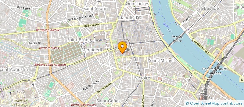 localisation de l'entreprise STUDIO RITA  BORDEAUX