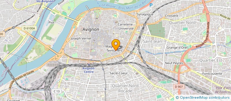 localisation de l'entreprise STUDIO ROMUALD  AVIGNON