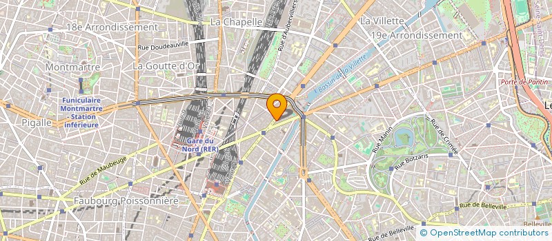 localisation de l'entreprise STUDIO ROMUALD LASSAGNE  PARIS