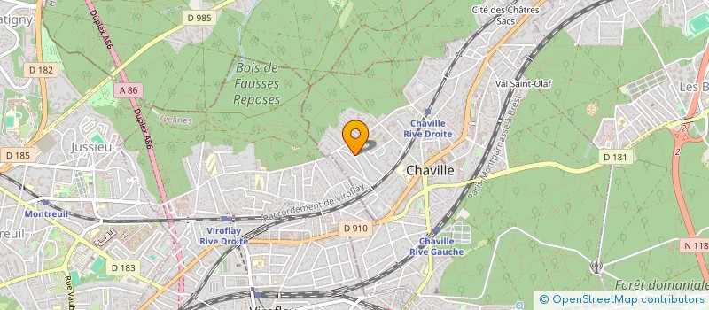 localisation de l'entreprise STUDIO SA/MA à CHAVILLE