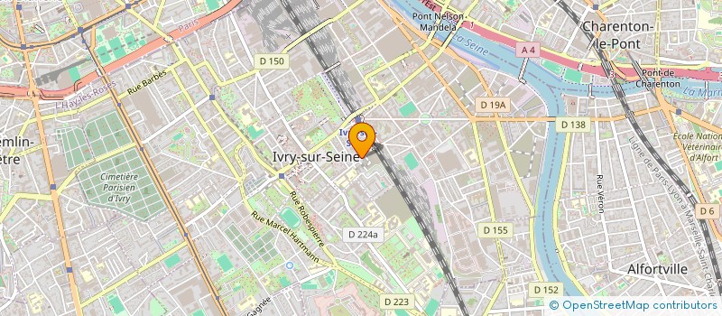 localisation de l'entreprise STUDIO SAINT JUST  IVRY-SUR-SEINE