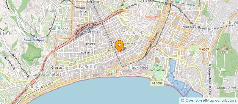 localisation de l'entreprise STUDIO SARAH  NICE