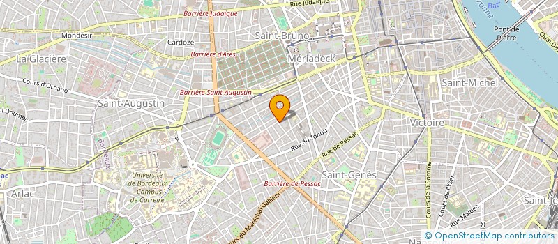 localisation de l'entreprise STUDIO SAT à BORDEAUX