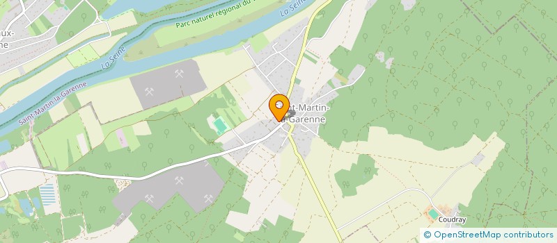 localisation de l'entreprise STUDIO SENSAS  SAINT-MARTIN-LA-GARENNE