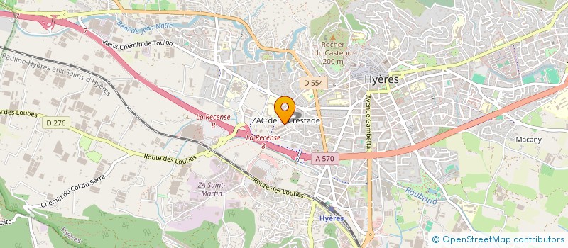 localisation de l'entreprise STUDIO SEPTEMBRE  HYERES