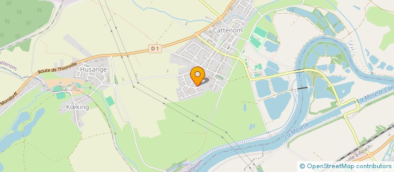 localisation de l'entreprise STUDIO SEVEN  CATTENOM