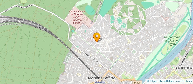 localisation de l'entreprise STUDIO SILVERFOX  MAISONS-LAFFITTE