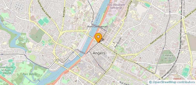 localisation de l'entreprise STUDIO SINGULARITE à ANGERS