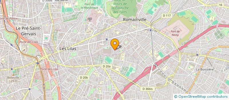 localisation de l'entreprise STUDIO SOMA à LES LILAS