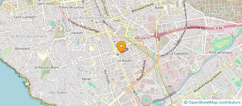 localisation de l'entreprise STUDIO SPIRALE  MARSEILLE