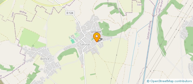 localisation de l'entreprise STUDIO SPM  SATOLAS-ET-BONCE